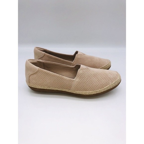 CLARKS Collection Women Danelly Sky Espadrille Slip-Ons Blush Suede, choose size - Picture 7 of 10